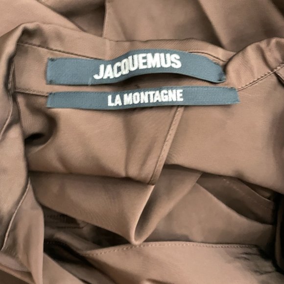 Jacquemus Chain-detailed Satin Shirt - Picture 2 of 6